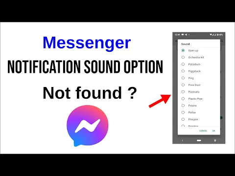 Download MP3 Messenger notification sound option Not found ? How to change Messenger notification sound.