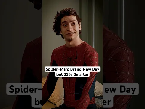 Spider-Man Brand New Day but 23% Smarter 🍿 #spiderman #brandnewday #marvel #comedy