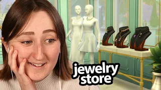 i built a functional jewelry store in the sims