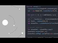 Solar system simulation in p5 js - real physics javascript code along