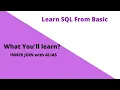 INNER JOIN with ALIAS SQL Course 21 0