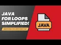 Master Java For Loops Nested Loops in Minutes