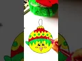 How to color and glitter a Christmas ball ornament Christmas Coloring Pages For kids aged 5 to 6