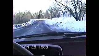 Drive through Brainerd MN Jan 1989