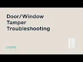 Sensor Tamper Troubleshooting