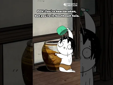 You’re heartbroken, but you’re in SA #everythingisacartoon #eticstudio #Animation #heartbroken