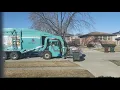 Recycling trash pickup March 2020