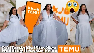 Temu Plus Size Haul Temu Plus Size Wedding Dresses Wedding Dresses Under 50 Ft Bob Brad