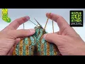 Simple Right-Leaning Double Decrease in Inverted Double-Knitted Brioche A Sockmatician Tutorial