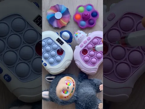 Labubu Popit Injection! 💩💩💩 #satisfying #squishy #labubu #popit #asmr #shortsfeed
