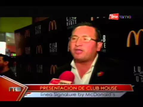 Presentación de Club House línea signature by McDonald´s