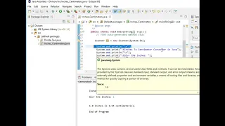 Inches To Centimeter Converter in Java