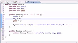 Java Programming Tutorial 42 toString