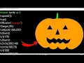 halloween pumpkin drawing python turtle graphics