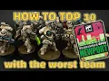 Top 10 with worst team in the game - Warhammer Open Tournament Report And Review Newport