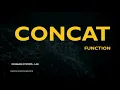 SQL Statements - String Concatenation using CONCAT function in MySQL by Shahzad Ali
