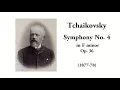 Tchaikovsky: Symphony No. 4 in F minor, Op. 36 (with Score)