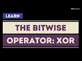 The Bitwise Operator XOR in TAGLISH PATutorials