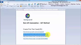Api Testing using Rest Assured Create First Test Case Get Request