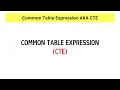 SQL Common Table Expression AKA CTE Explained Easily