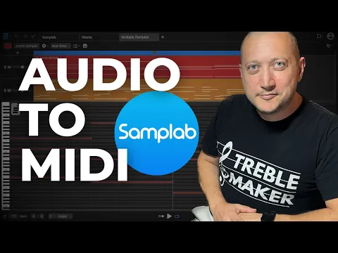 Download MP3 Convert Audio To MIDI - Samplab Plugin/App