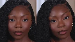 everyday makeup routine for dark skin neutral glam