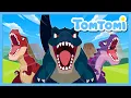 Download Lagu [NEW] The Villain Dinosaurs😈🦖 | Dinosaur Villains Take Over! | Dinosaur Song | Kids Song | TOMTOMI