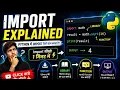 Python Import Explained in Easy Hindi Library Module sqrt Function Complete Guide for Beginners