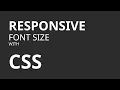 Dynamic Font Size in pure CSS