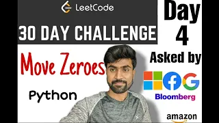Move Zeroes - leetcode facebook coding interview question