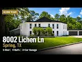 8002 Lichen Ln Spring TX Updated 5-Bedroom Home with Resort-Style Amenities