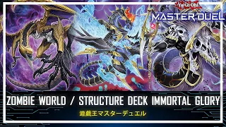 Zombie World - Red-Eyes Zombie Dragon Lord Structure Deck Immortal Glory Yu-Gi-Oh Master Duel