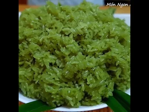 Xôi Lá Dứa Màu Xanh Đẹp Hơn Khi Làm Cách Này #short #monngonmenau