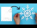 Free Printable Snowflake Template