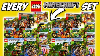 ALL LEGO Minecraft 2021 Summer-Winter Sets COMPILATION/COLLECTION Speed Build Review