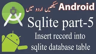 46 Android Sqlite Database Tutorial 5 - Insert into sqlite table example