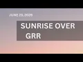 Sunrise over Grand Rapids airport