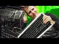 The best way to clean a keyboard is the DISHWASHER