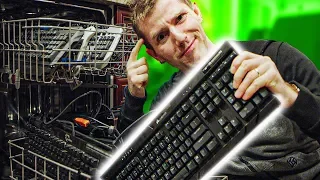 The best way to clean a keyboard is the DISHWASHER