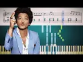 Lagu Bruno Mars - The Lazy Song - Piano Tutorial + SHEETS