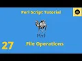 Files Basics read write append - Perl Script Basics Tutorial