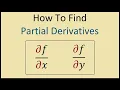 How to Calculate Partial Derivatives