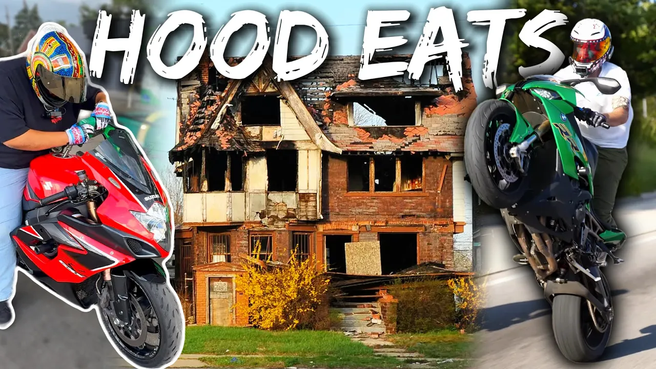 Riding Detroit's Most NOTORIOUS Hood With My Editor! (#HoodEats Eps. 87)