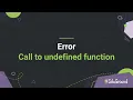 How To Fix Call To Undefined Function Error in WordPress Tutorial