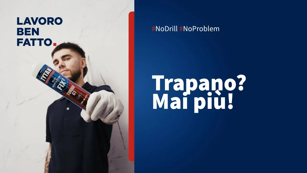 Tytan Professional Italia — TYTAN — Adhesivo di montaggio FIX2 (YouTube video ad)