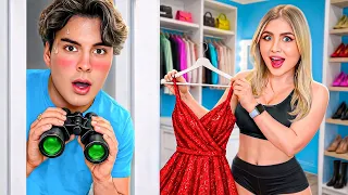 ESPÍO a DIPSSY MIENTRAS se VISTE!! 😳🔥