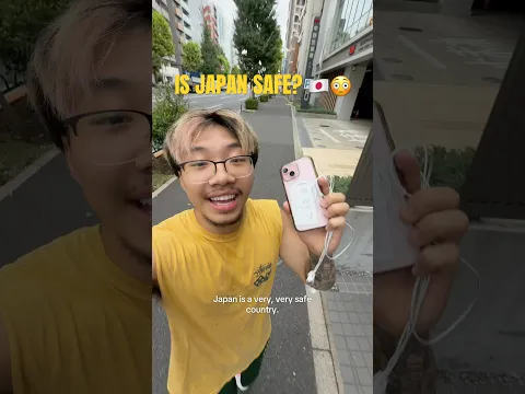 Is Japan The SAFEST Country? (I Lost My Phone)