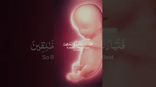 سورة المؤمنون من الآية ١٢ إلى ١٨ بصوت الشيخ ياسر الدوسري Shaykh Yasser Al Dossary 