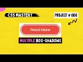 CSS multiple box-shadows CSS Mastery 004 Coder Champ