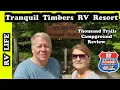 Tranquil Timbers Campground in Door County Wisconsin Thousand Trails